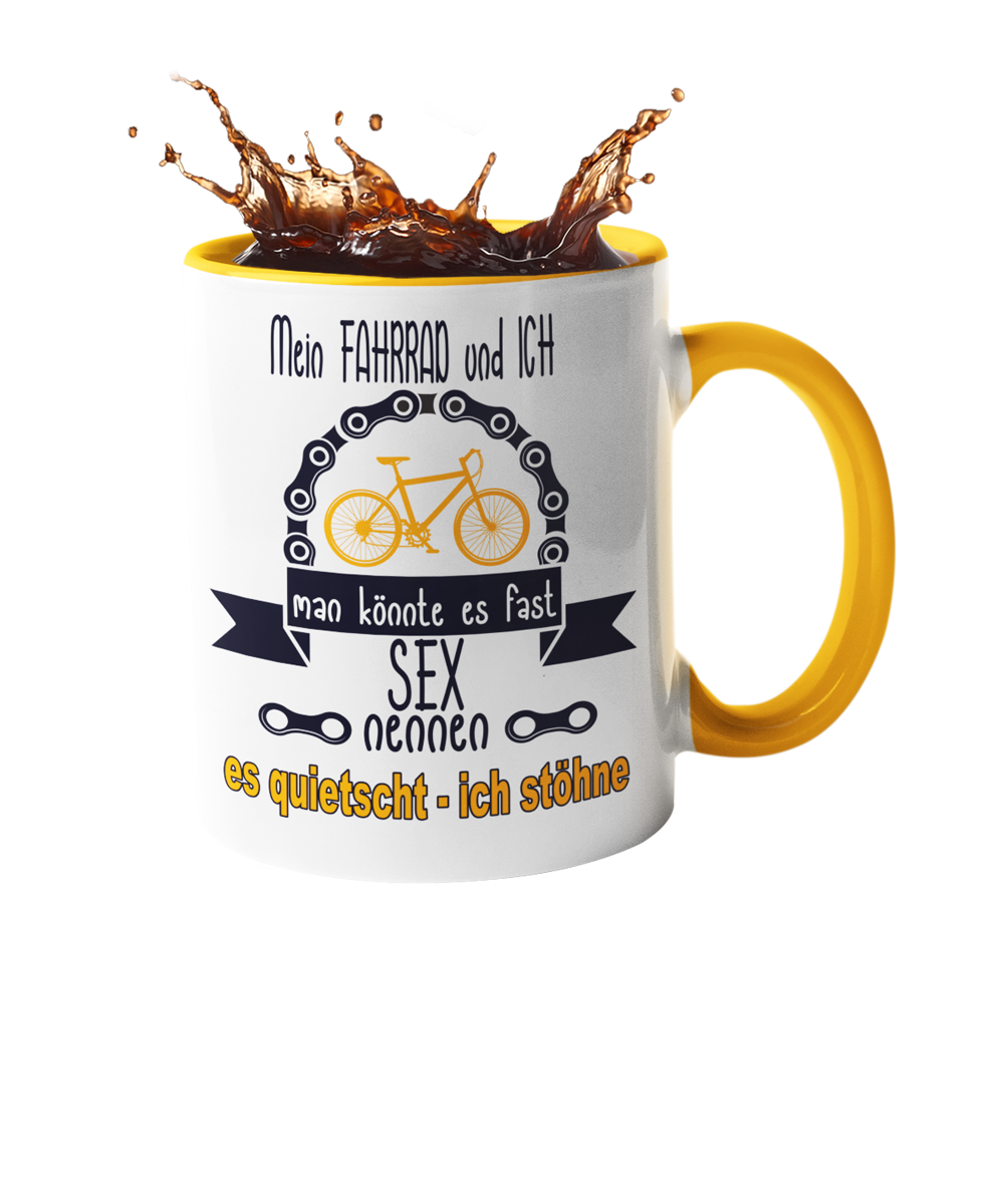 www.mein-fahrrad.de Tasse "Mein Fahrrad und Ich" – druck-guru