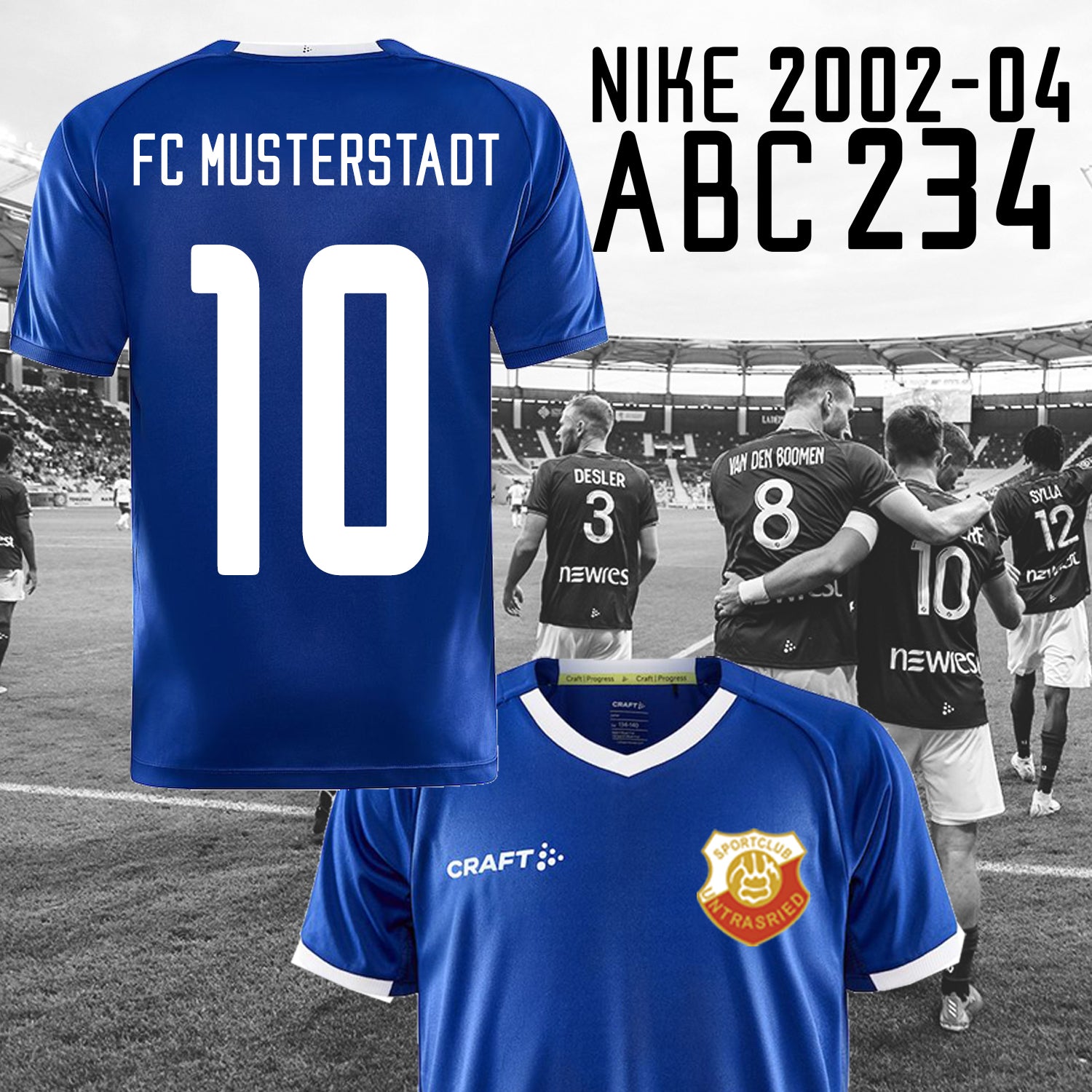 Nummernsatz BUNDLE Nike 2002-04 druck-guru