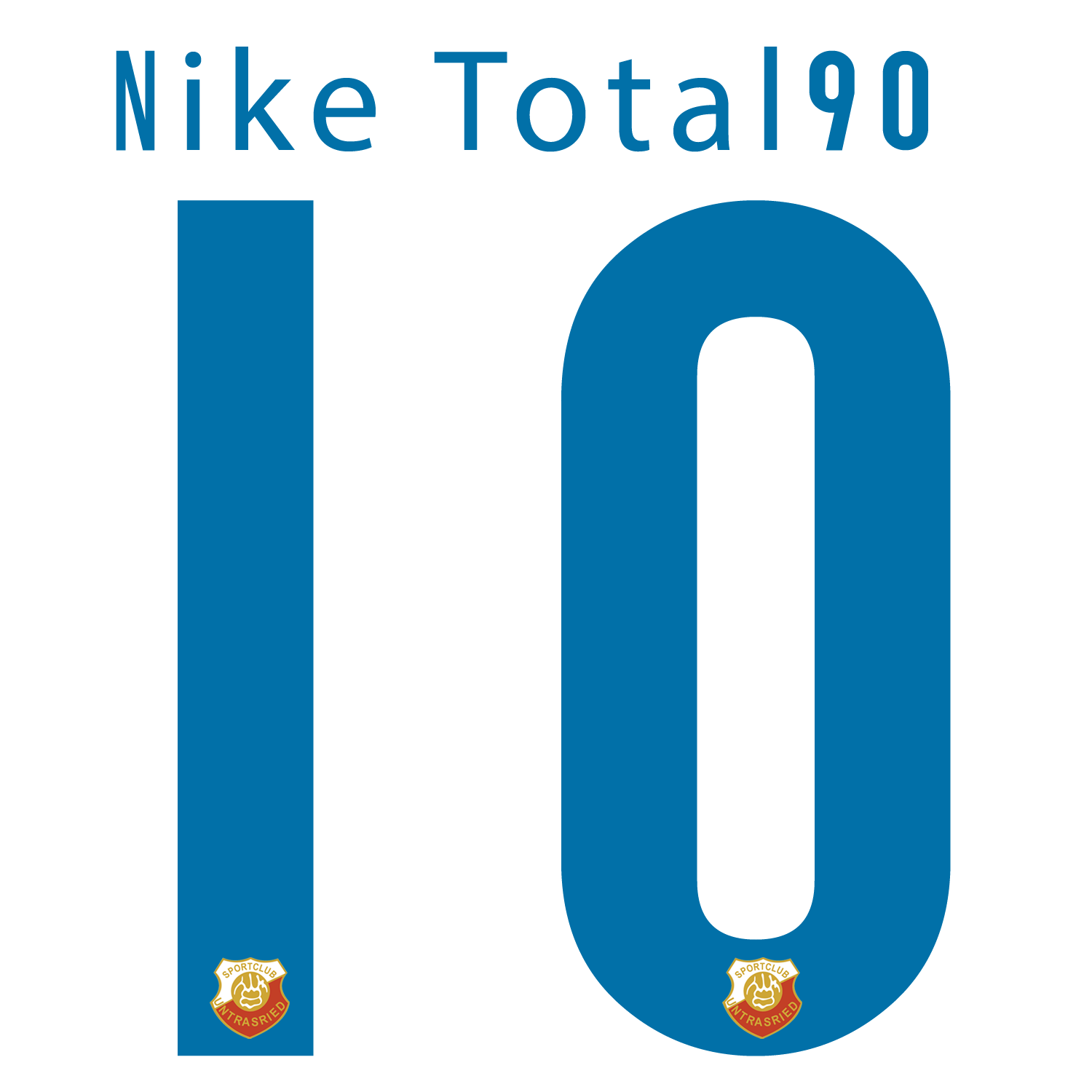 Nummernsatz "Nike Total 90" + Teamlogo druck-guru