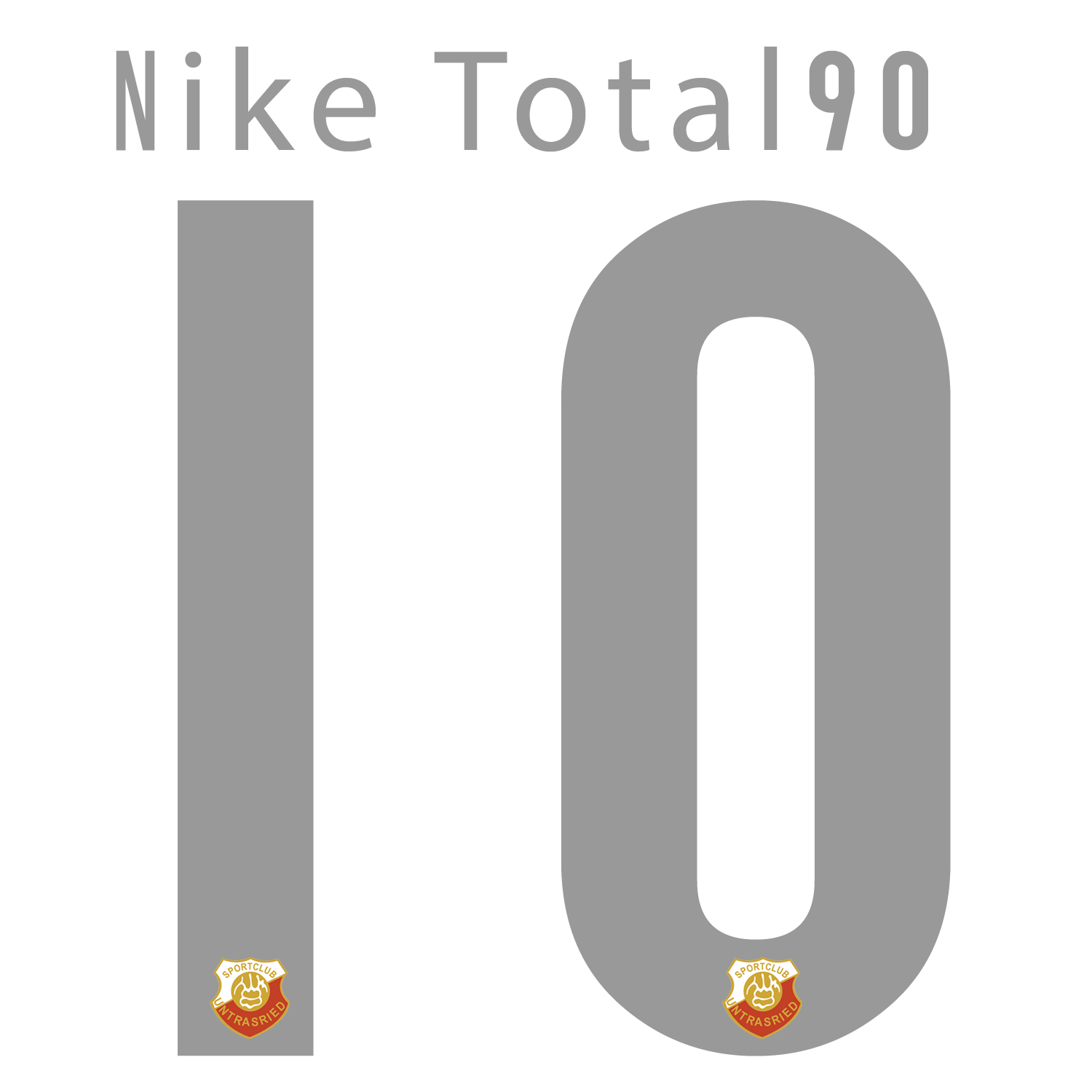 Nummernsatz "Nike Total 90" + Teamlogo druck-guru