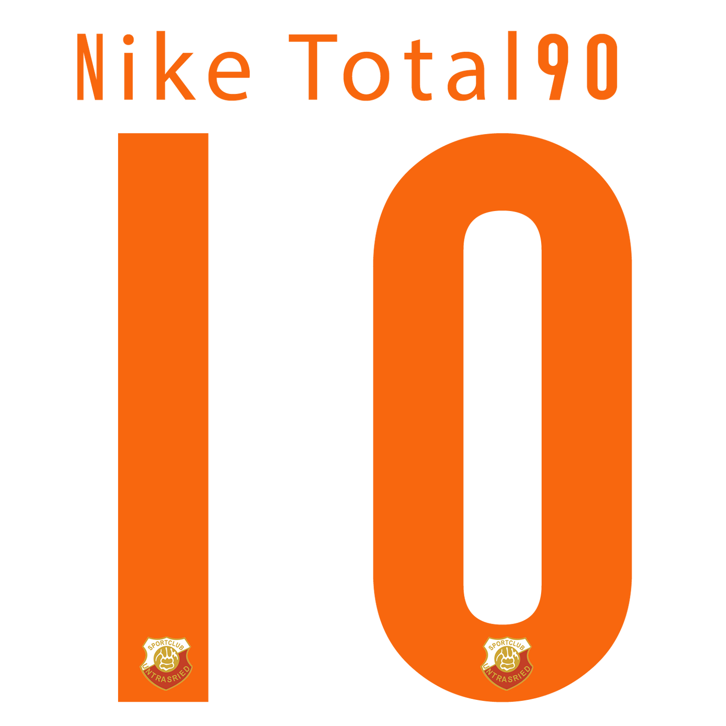 Nummernsatz "Nike Total 90" + Teamlogo druck-guru