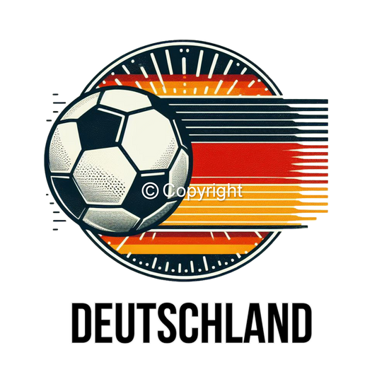 DTF Transfer EM 2024 "RETRO DEUTSCHLAND" druck-guru