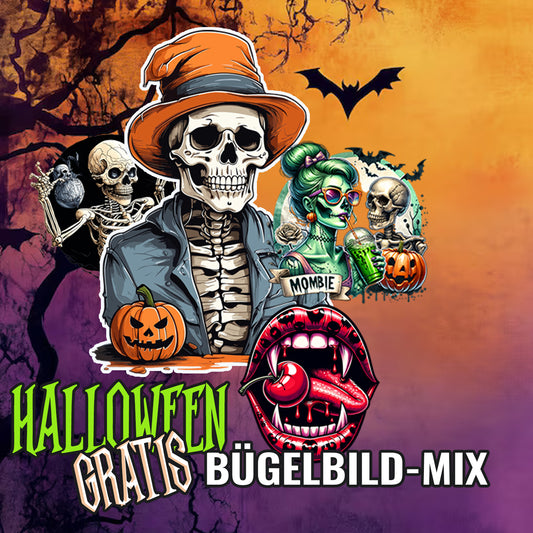 Halloween Bügelbild Mix druck-guru