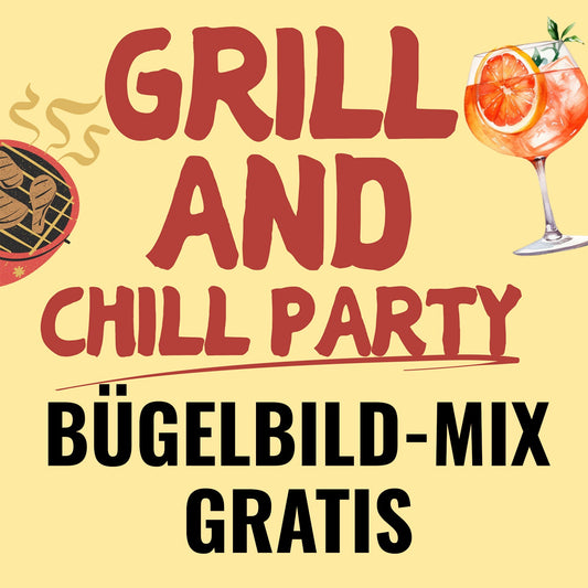 Grill & Chill Bügelbild Mix druck-guru