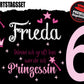 Bügelbild DTF-Transfer Kindergeburtstag |Prinzessin| druck-guru