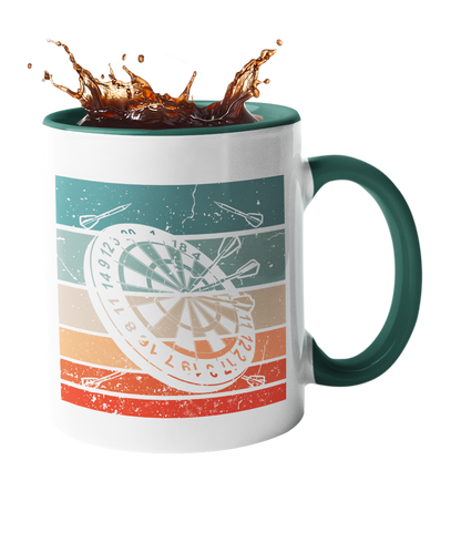 Darts Tasse "Retro Darts Handmade-Lifestyle