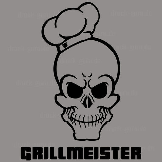 Bügelbild  "Grillmeister III" druck-guru