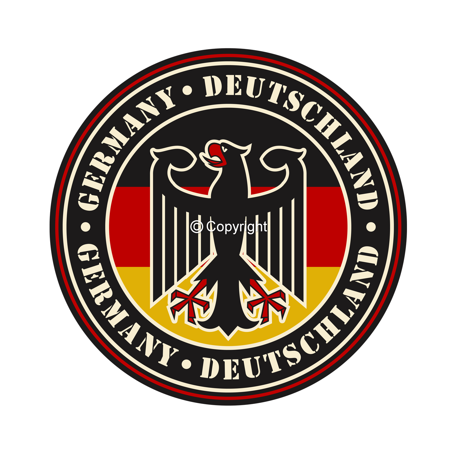 DTF Transfer EM 2024 "Germany Color Logo" druck-guru