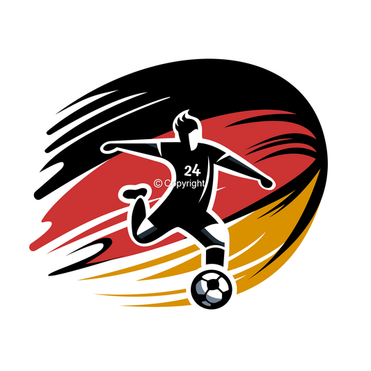 DTF Transfer EM 2024 "Player Flag 24" druck-guru