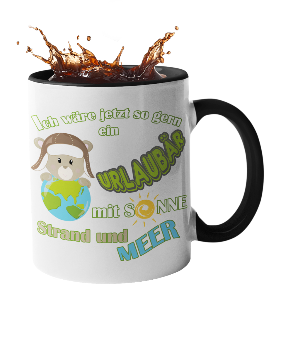 Tasse "Urlaubär" Handmade-Lifestyle