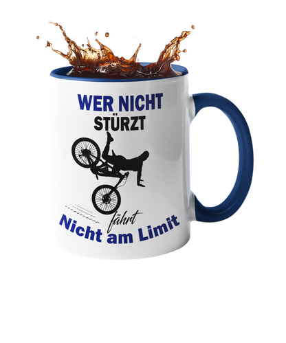 Tasse "Wer nicht stürzt" Handmade-Lifestyle