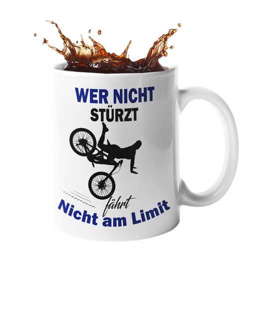 Tasse "Wer nicht stürzt" Handmade-Lifestyle
