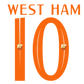 Nummernsatz "West Ham" + Teamlogo druck-guru