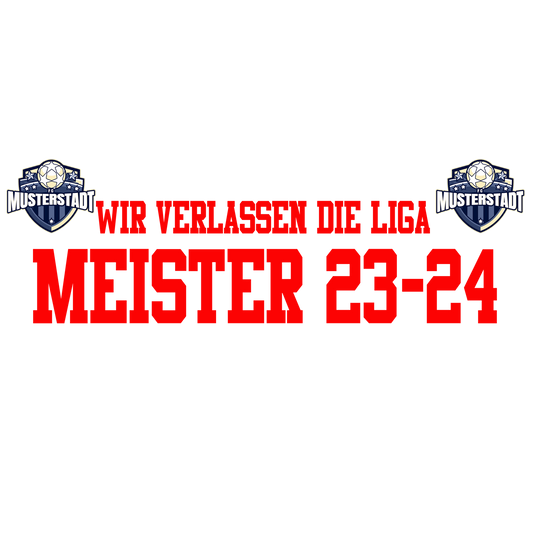 DTF Transfer "Wir verlassen die Liga..." druck-guru