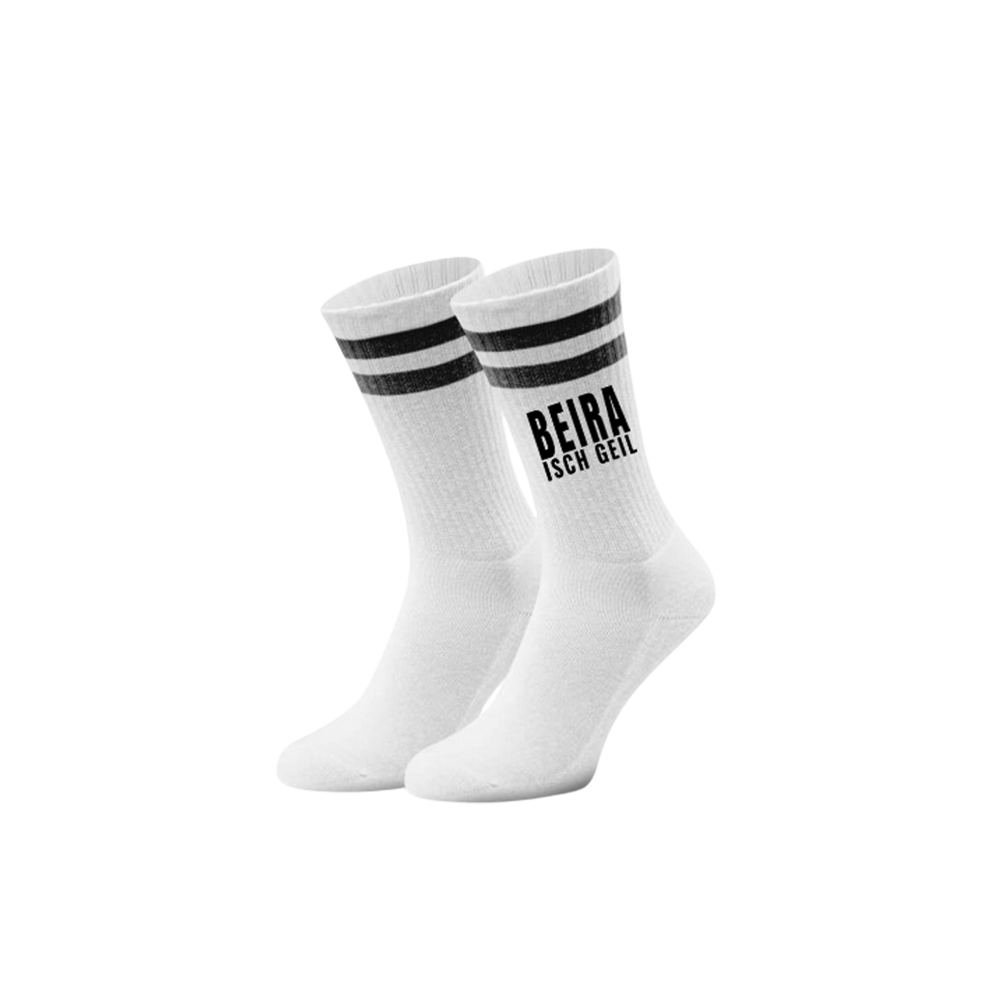 Socken "Beira isch geil" druck-guru
