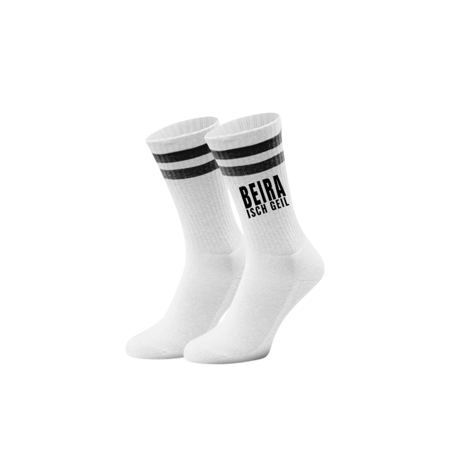 Socken "Beira isch geil" druck-guru