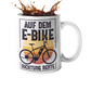 Tasse "Auf dem E-Bike Richtung Rente" Handmade-Lifestyle