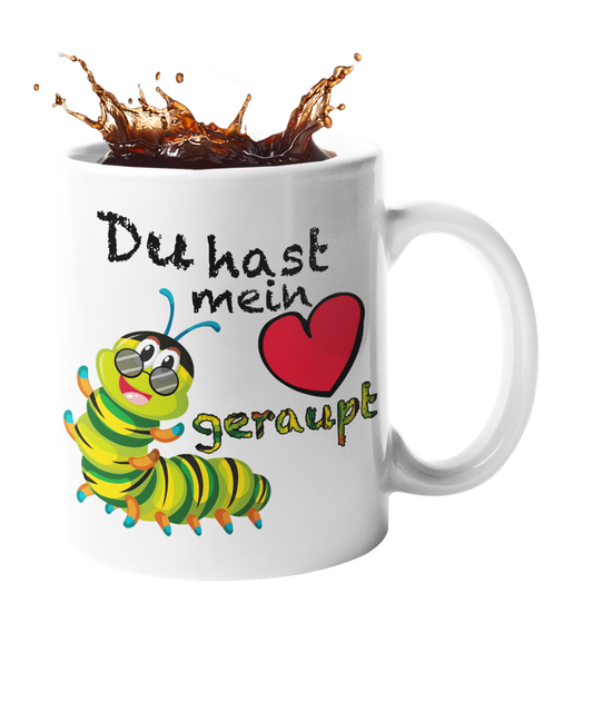 Tasse "Du hast mein Herz geraupt" Handmade-Lifestyle