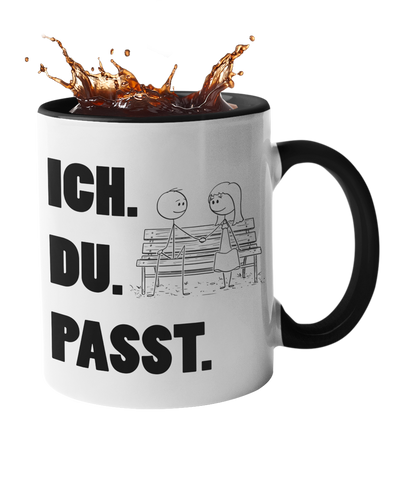 Tasse "ICH DU PASST" Handmade-Lifestyle