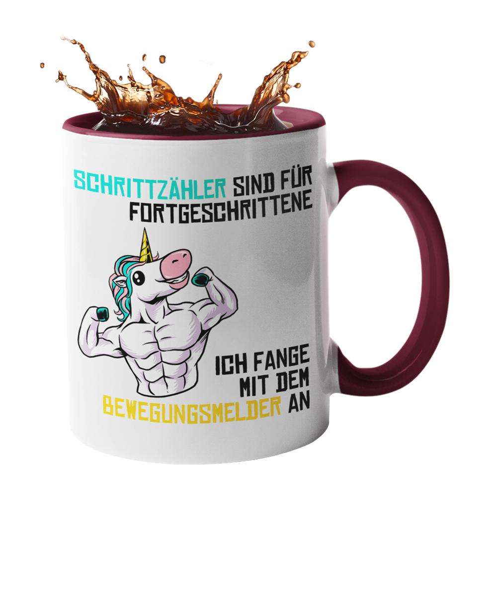 Tasse Einhorn mit Spruch "Bewegungsmelder" Handmade-Lifestyle