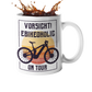 Tasse "Vorsicht! Ebikeholic on Tour" Handmade-Lifestyle