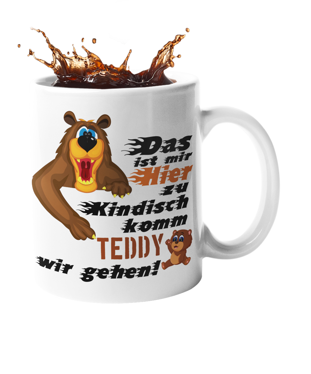 Tasse "Zu kindisch" Handmade-Lifestyle