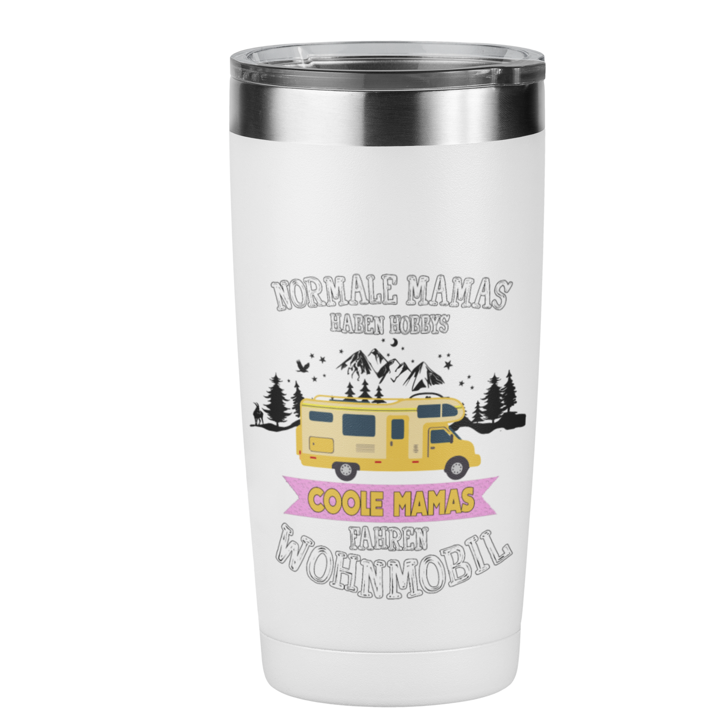 Edelstahl Trinkbecher "Coole Mamas" 420 ml Handmade-Lifestyle