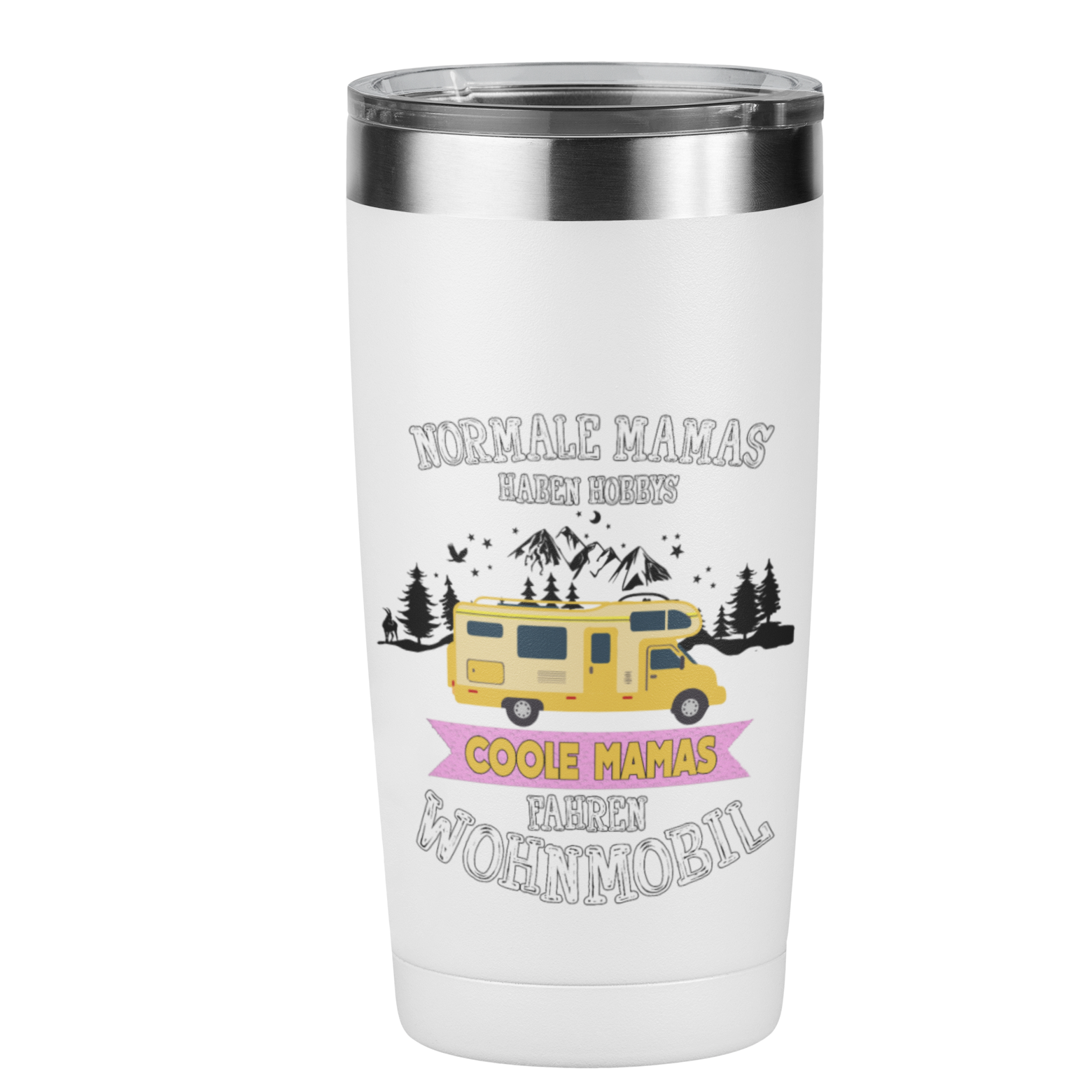 Edelstahl Trinkbecher "Coole Mamas" 420 ml Handmade-Lifestyle