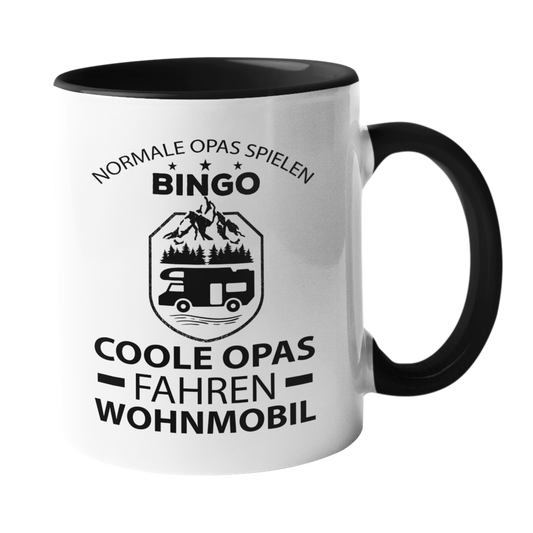 Camping-Tasse "Normale Opas spielen Bingo" Handmade-Lifestyle