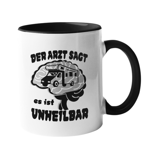 Camping-Tasse "Unheilbar" Handmade-Lifestyle