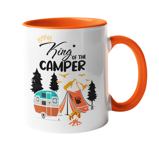 Camping-Tasse "King of the Camper" Handmade-Lifestyle