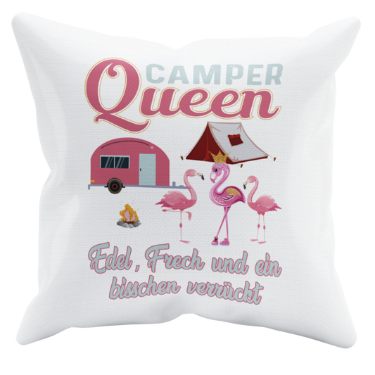 Camping Kissen "Camper Queen" Handmade-Lifestyle