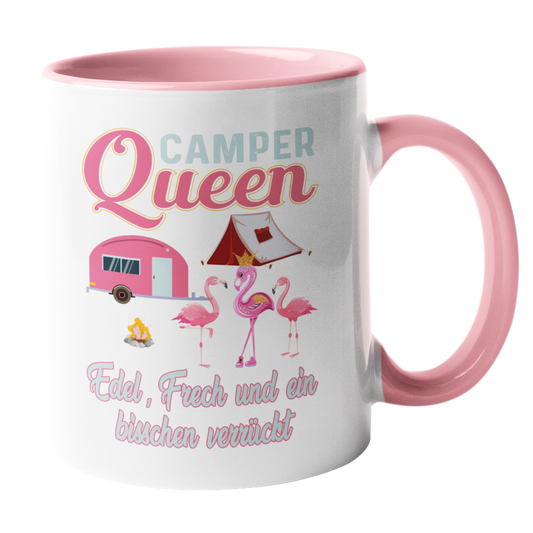 Camping-Tasse "Camper Queen" Handmade-Lifestyle