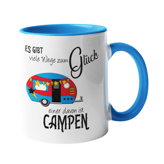 Camping-Tasse "Viele Wege zum Glück" Handmade-Lifestyle