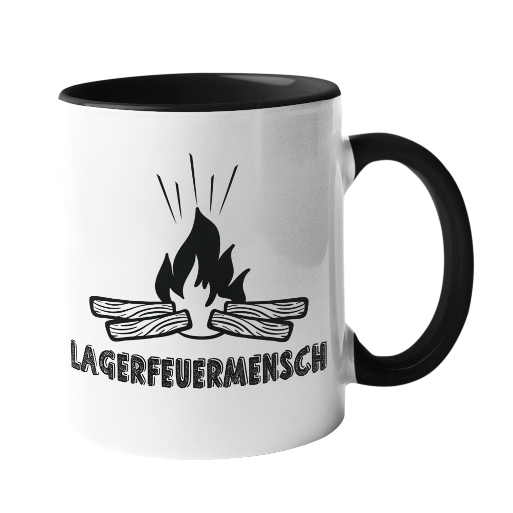 Camping-Tasse "Lagerfeuermensch" Handmade-Lifestyle