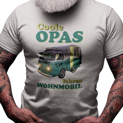 Camping T-Shirt "Coole Opas fahren Wohnmobil" Handmade-Lifestyle