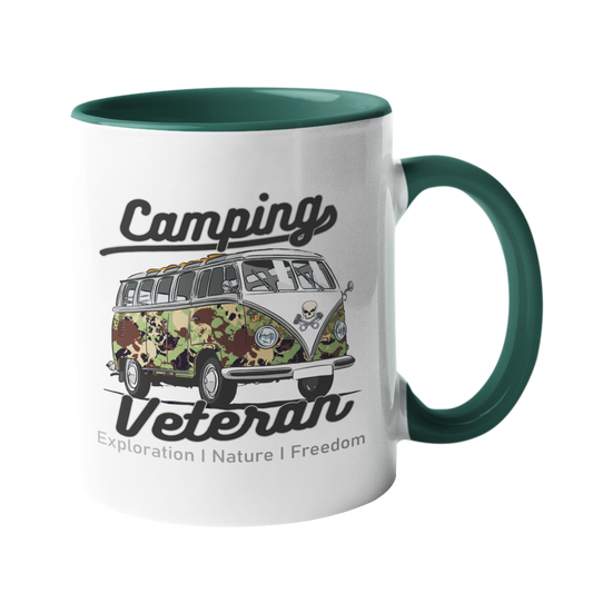 Camping-Tasse "Camping Veteran" Handmade-Lifestyle