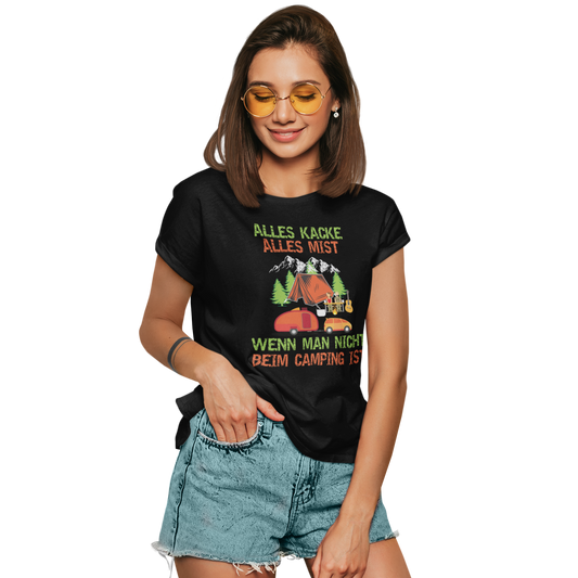 Camping T-Shirt "Alles kacke alles Mist" Handmade-Lifestyle