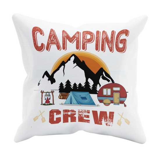 Camping Kissen "Camping Crew" Handmade-Lifestyle
