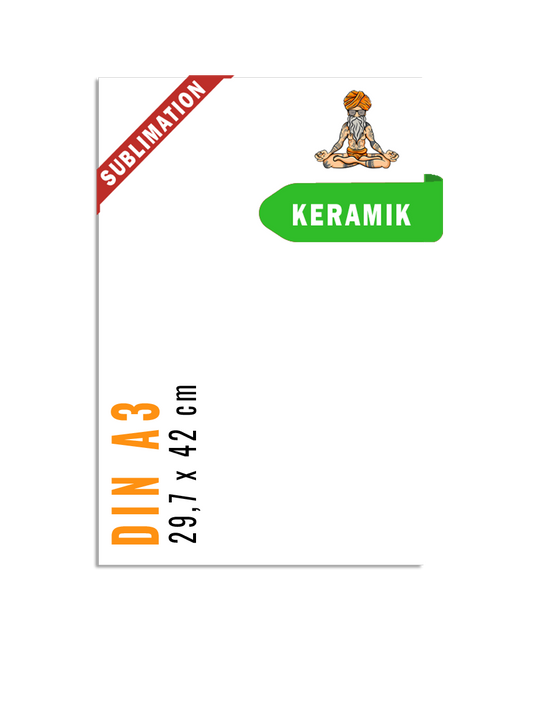 Sublimation Transfer DIN A3 - KERAMIK druck-guru