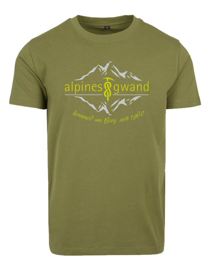 Fair T-Shirt "Alpines Gwand - gelb" Allgäu Häs