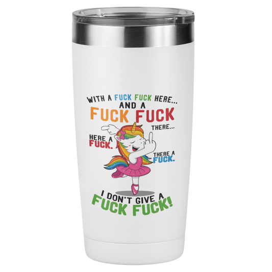 Edelstahl Trinkbecher "FUCK FUCK FUCK" 420 ml Handmade-Lifestyle