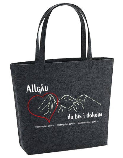 Filz-Shopper "Dohoim" Allgäu Häs
