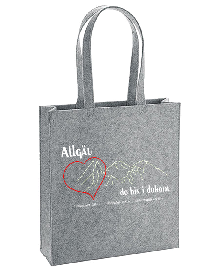 Filz-Tasche "Dohoim" Allgäu Häs