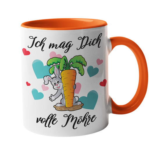Tasse "Ich mag dich volle Möhre" Handmade-Lifestyle