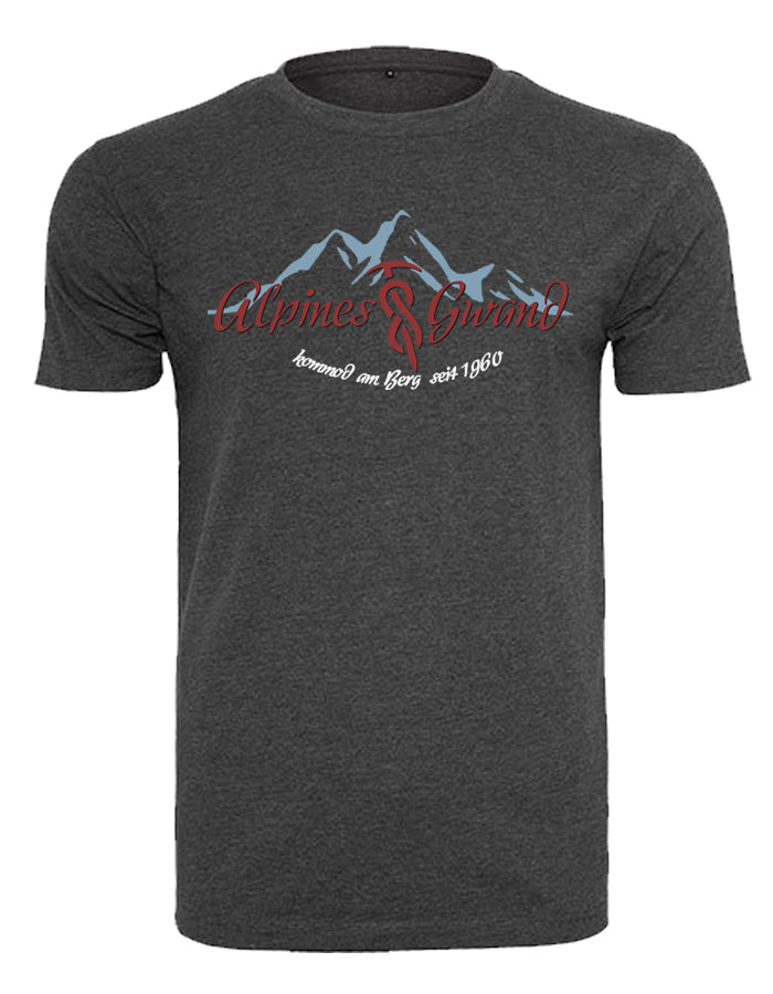 Fair T-Shirt "Alpines Gwand Blau|rot" Allgäu Häs