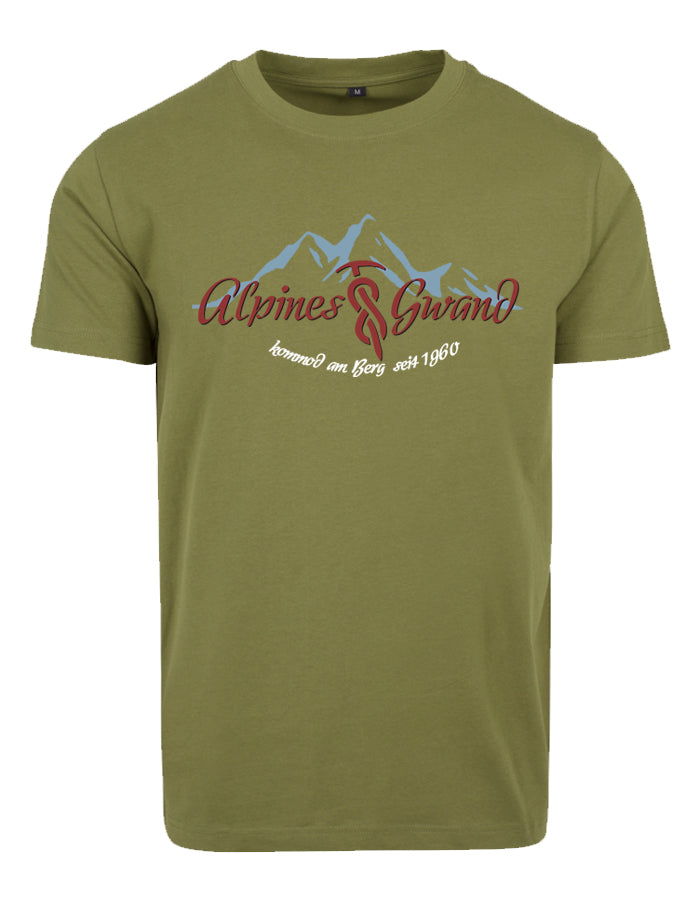 Fair T-Shirt "Alpines Gwand Blau|rot" Allgäu Häs