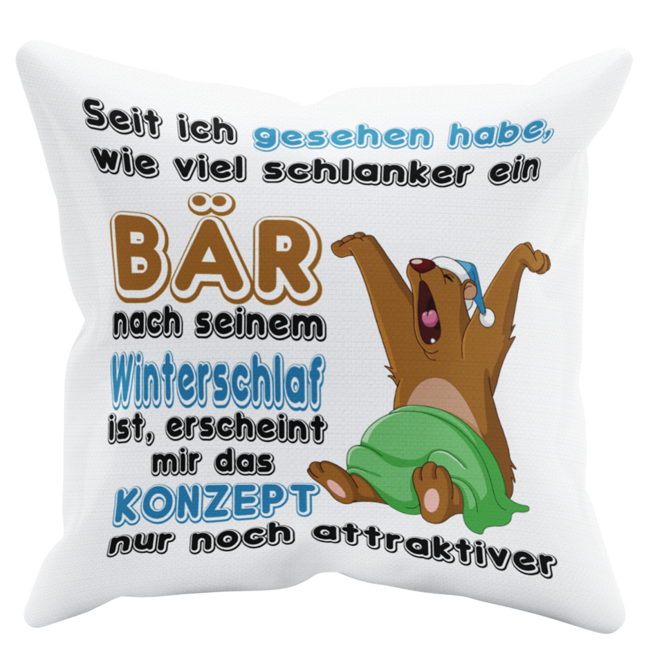 Kissen "Winterschlaf" Handmade-Lifestyle