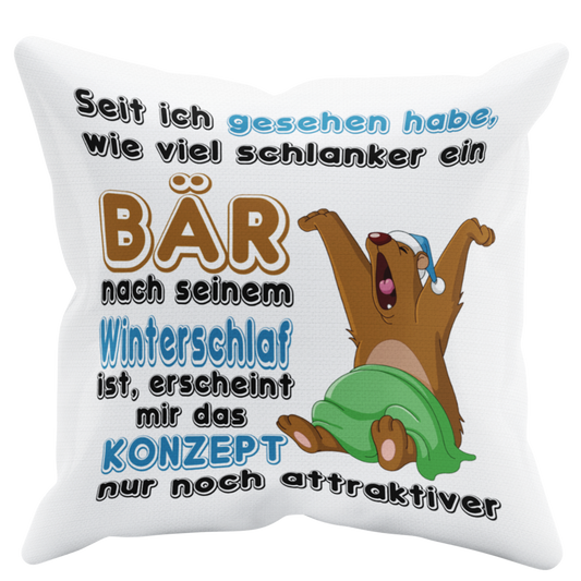 Kissen "Winterschlaf" Handmade-Lifestyle