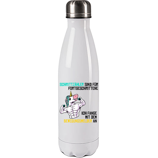 Einhorn Edelstahl Trinkflasche "Bewegungsmelder" 500ml Handmade-Lifestyle